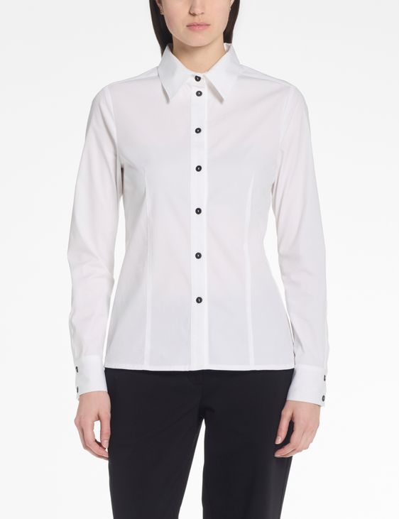 Sarah Pacini Andrea shirt – poplin stretch