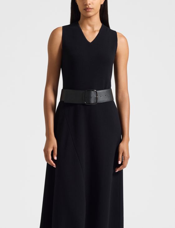 Sarah Pacini Leather belt – straight edge