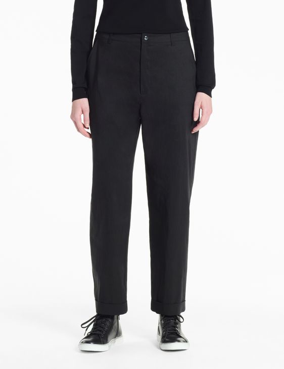 Sarah Pacini Stretch Linen Maxime pants – Gender Neutral