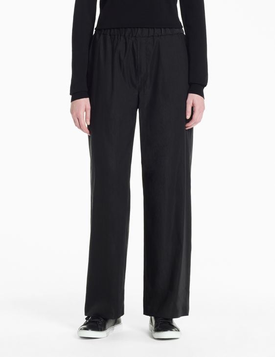Sarah Pacini Stretch Linen Yanis pants – Gender Neutral