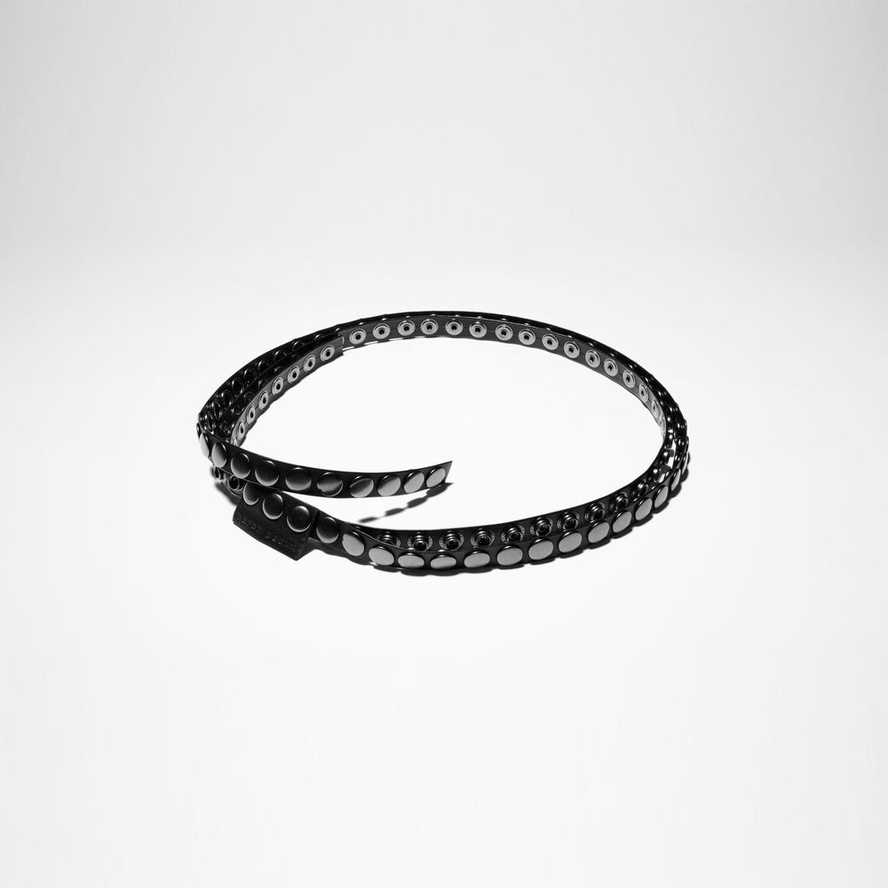 Sarah Pacini LEDEREN RIEM MET STUDS