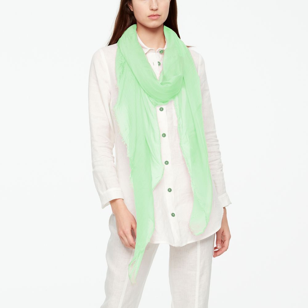 Sarah Pacini SHAWL SCARF - FRAYED EDGES