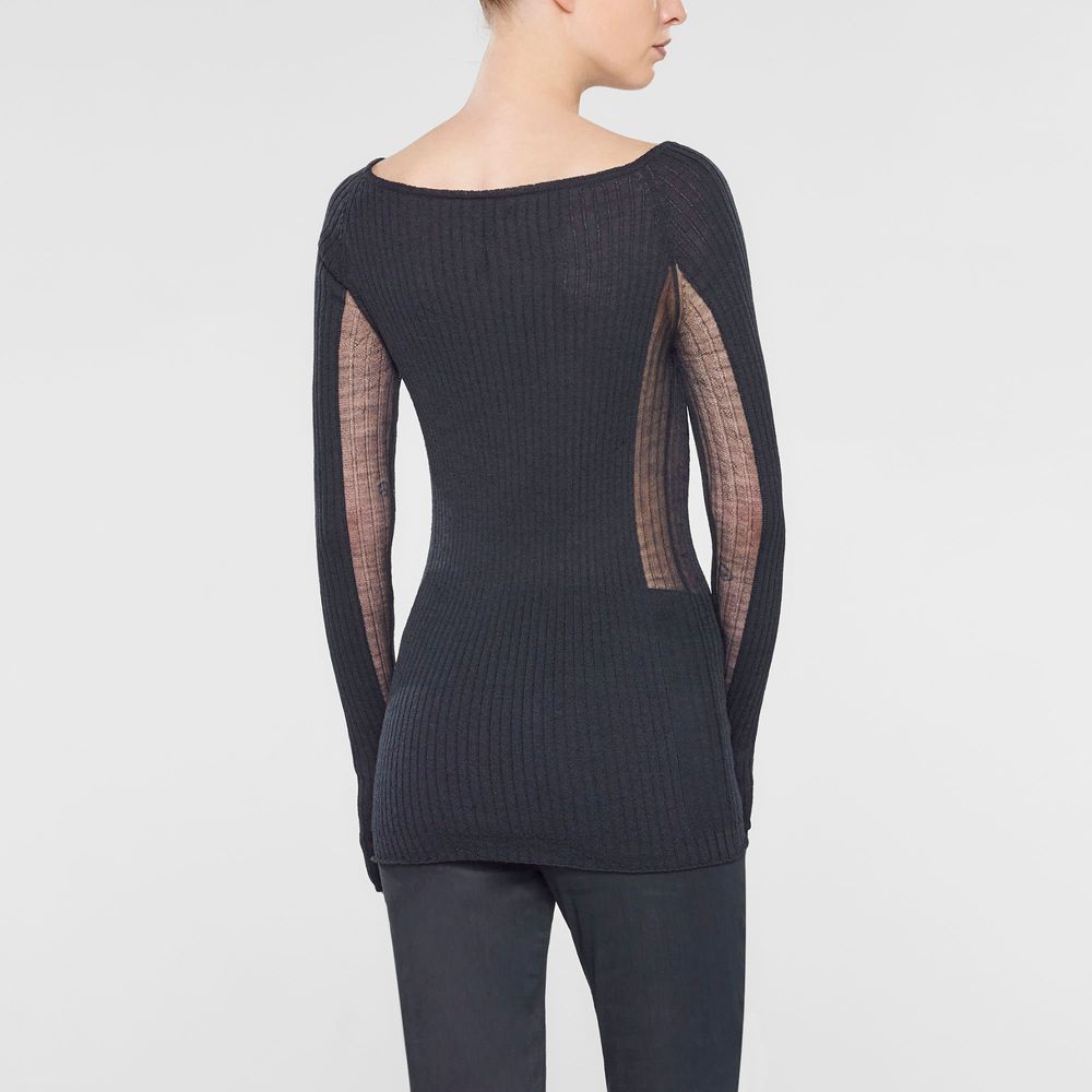 Sarah Pacini Long fitted sweater