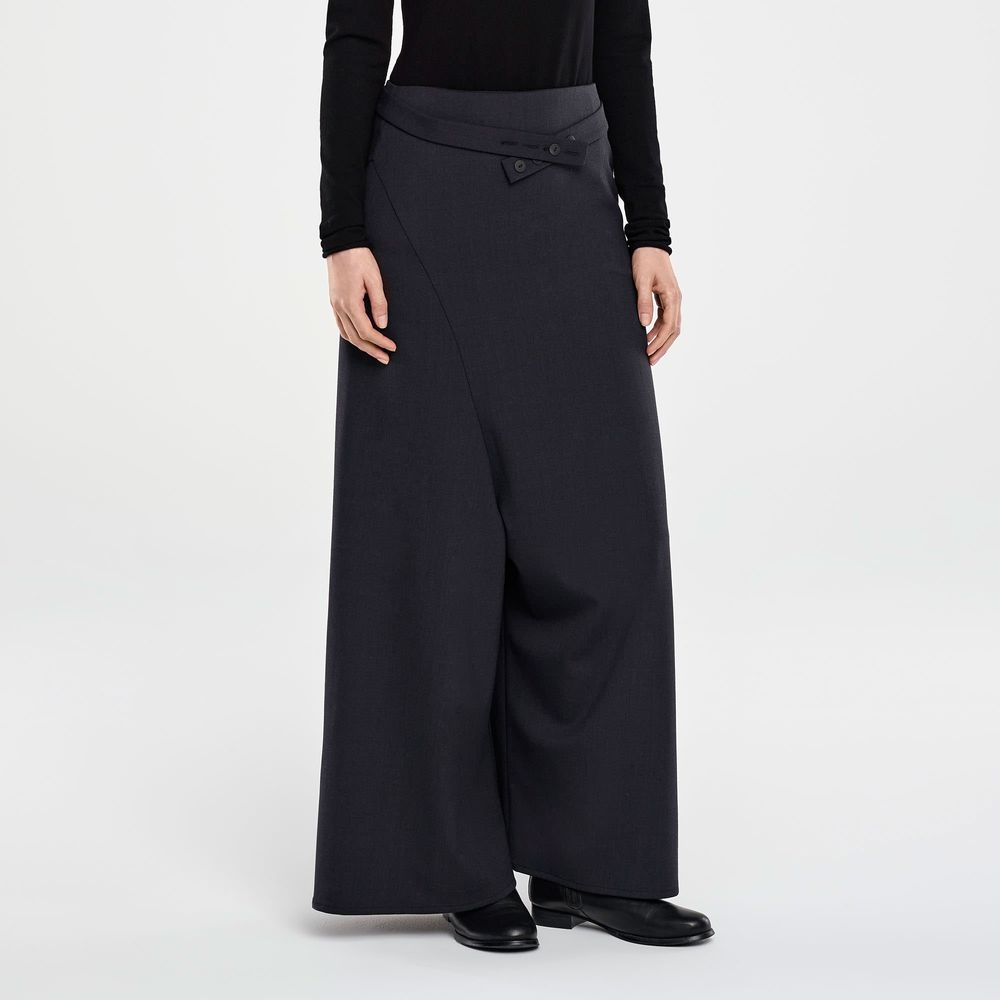 Sarah Pacini GABARDINE PANT-SKIRT