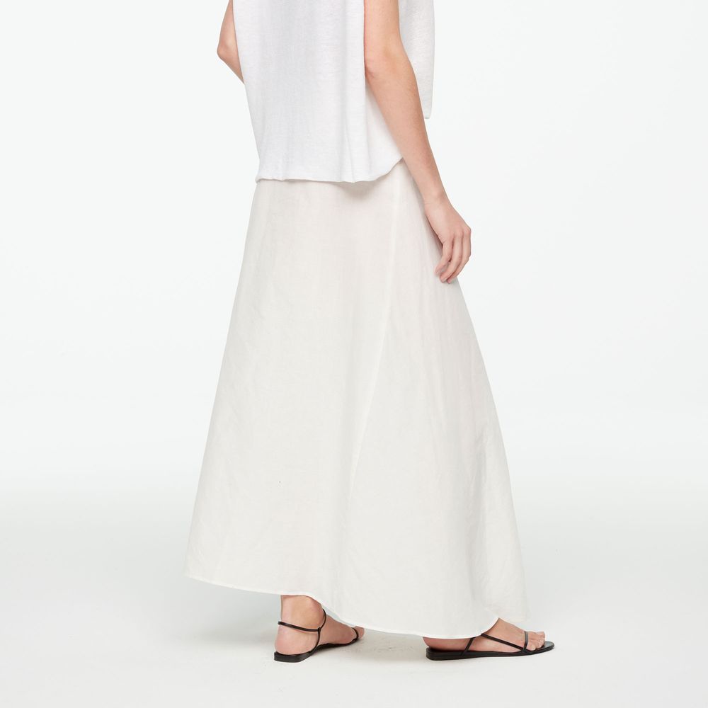 Sarah Pacini LINNEN-KATOENEN MAXI ROK