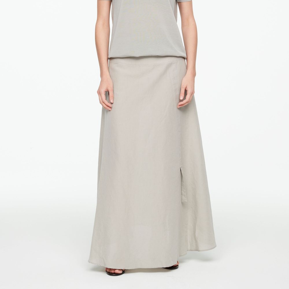 Sarah Pacini LINNEN-KATOENEN MAXI ROK