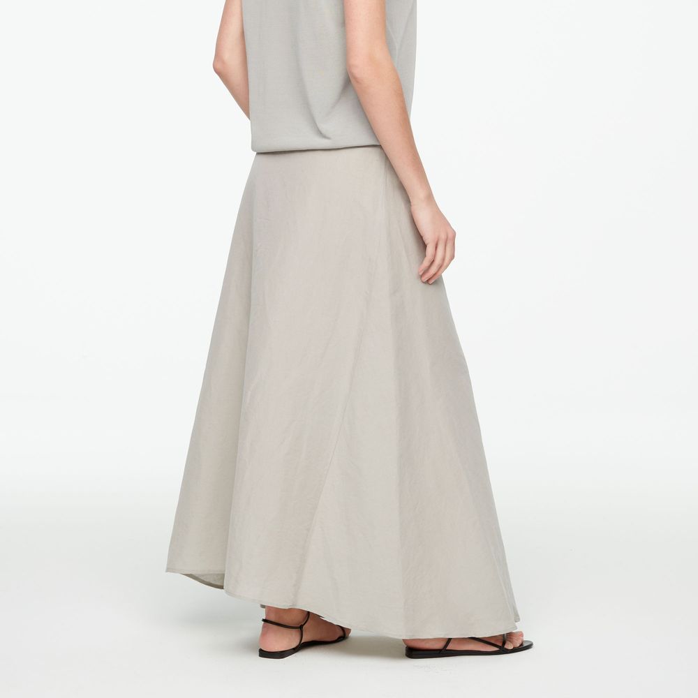 Sarah Pacini LINNEN-KATOENEN MAXI ROK