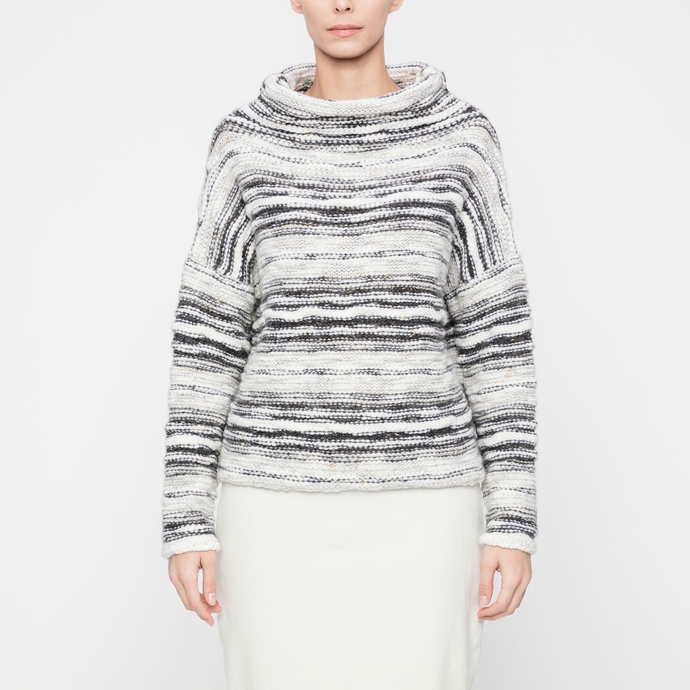 Sarah Pacini Pull en laine - motif ligné