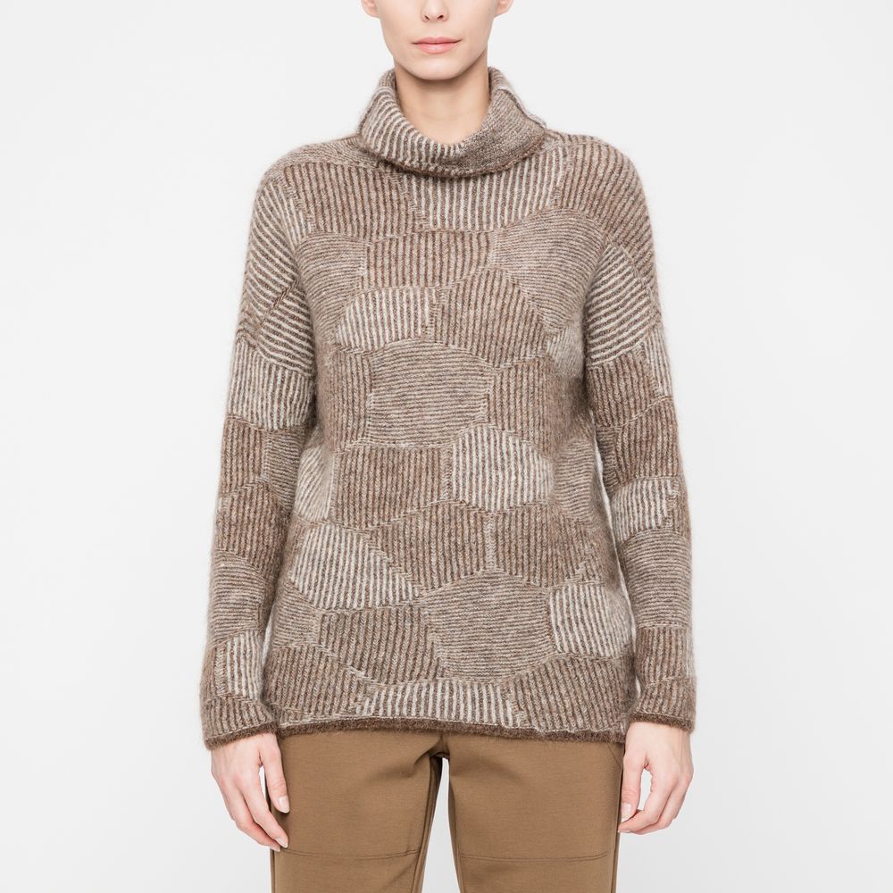 Sarah Pacini LANGER SWEATER - WABEN-JACQUARD