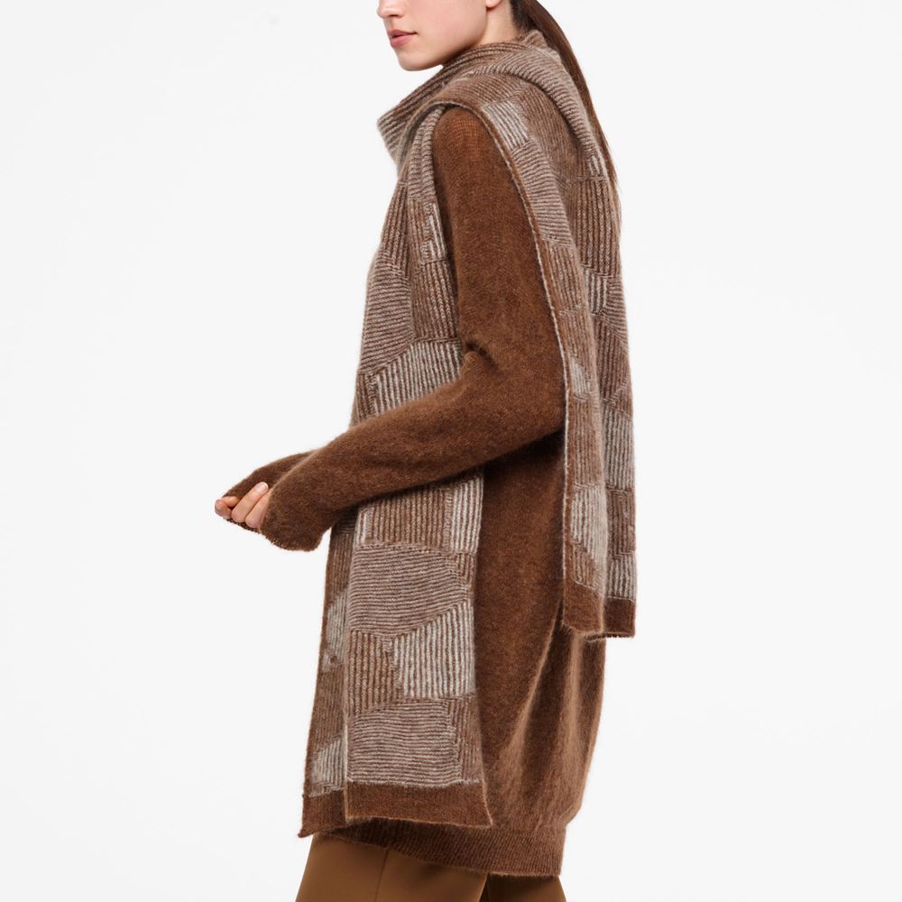 Sarah Pacini ÉCHARPE - MOTIF NID D'ABEILLES