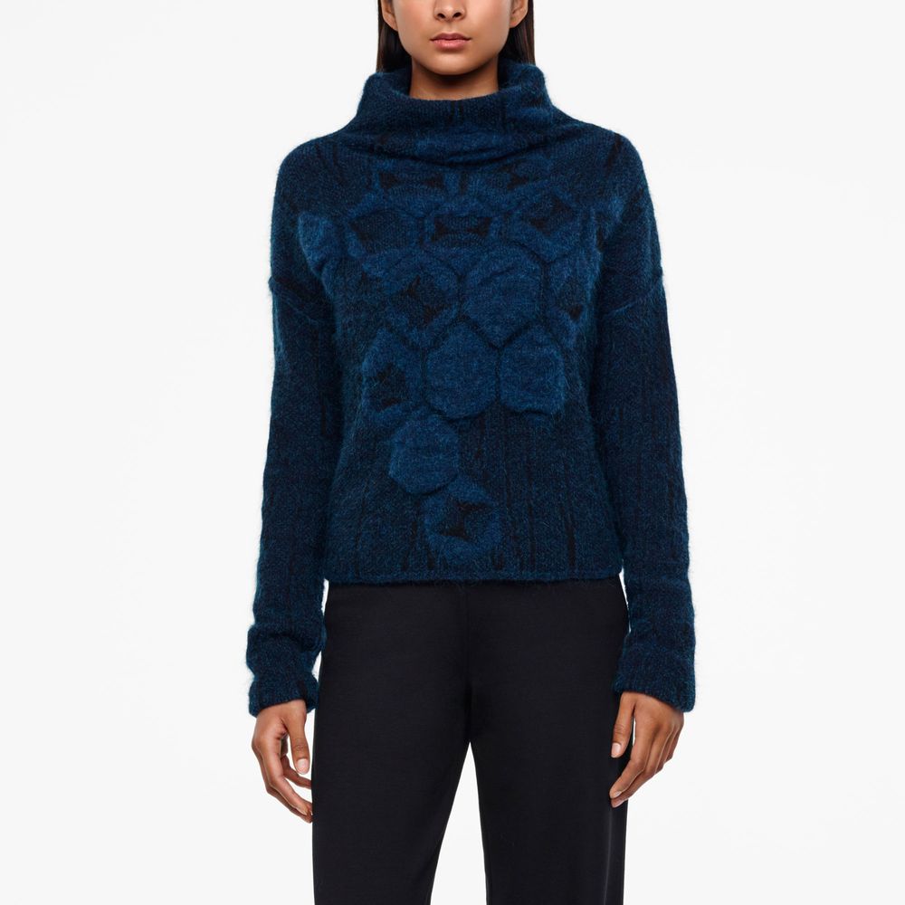 Sarah Pacini PULL JACQUARD - COL MONTANT