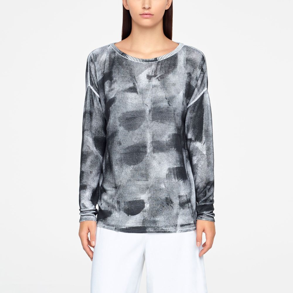Sarah Pacini BATIK-SWEATER - GERIPPT