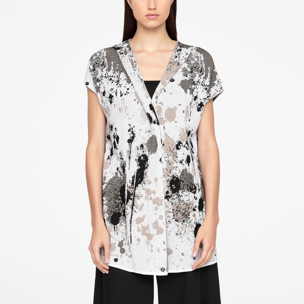 Sarah Pacini CANVASCARDIGAN - KAPMOUWEN