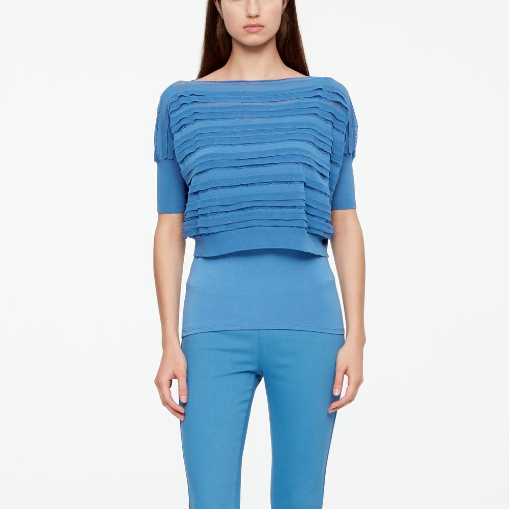 Sarah Pacini PULL COTON MAKO - RAYURES