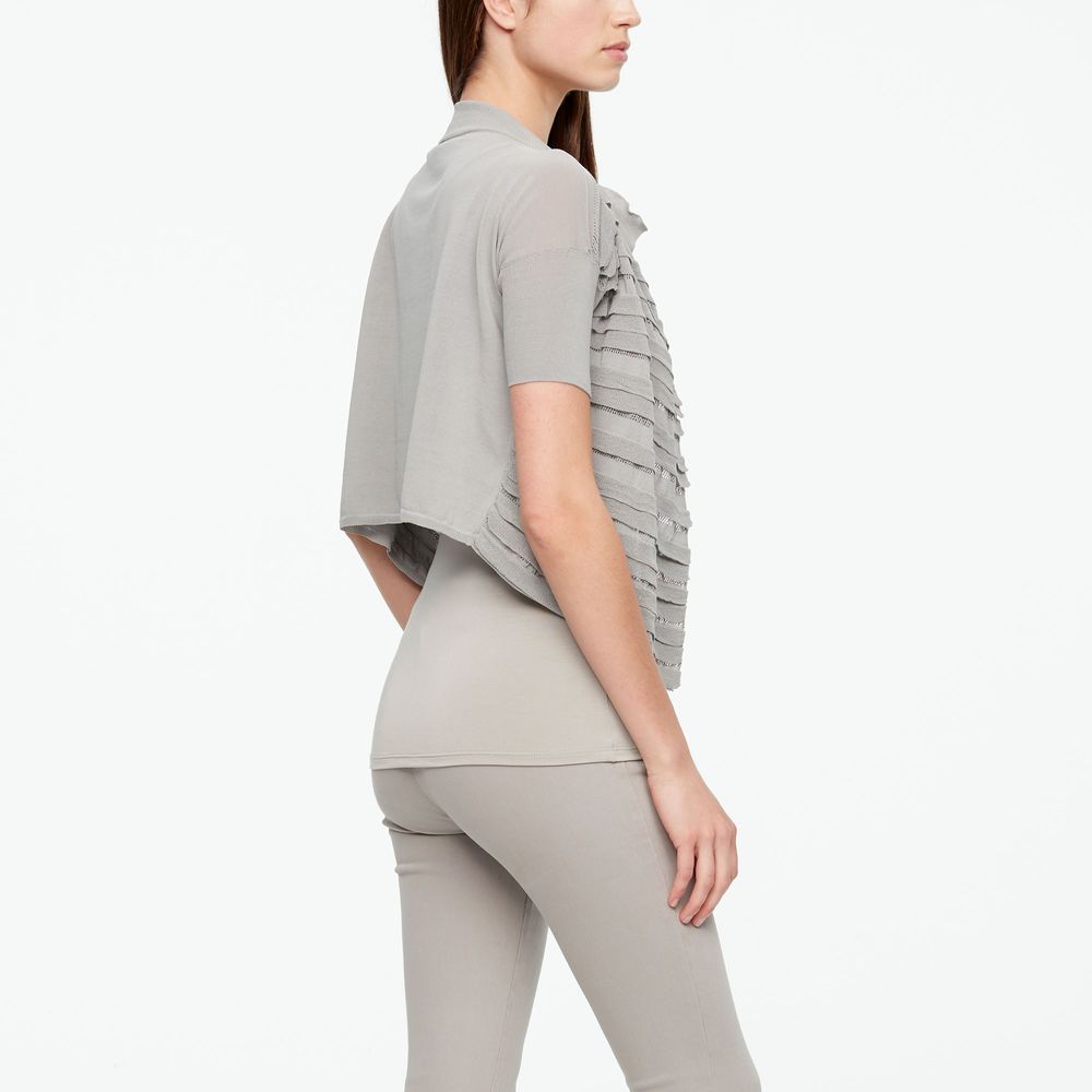 Sarah Pacini CARDIGAN - MAKO COTTON CROPPED