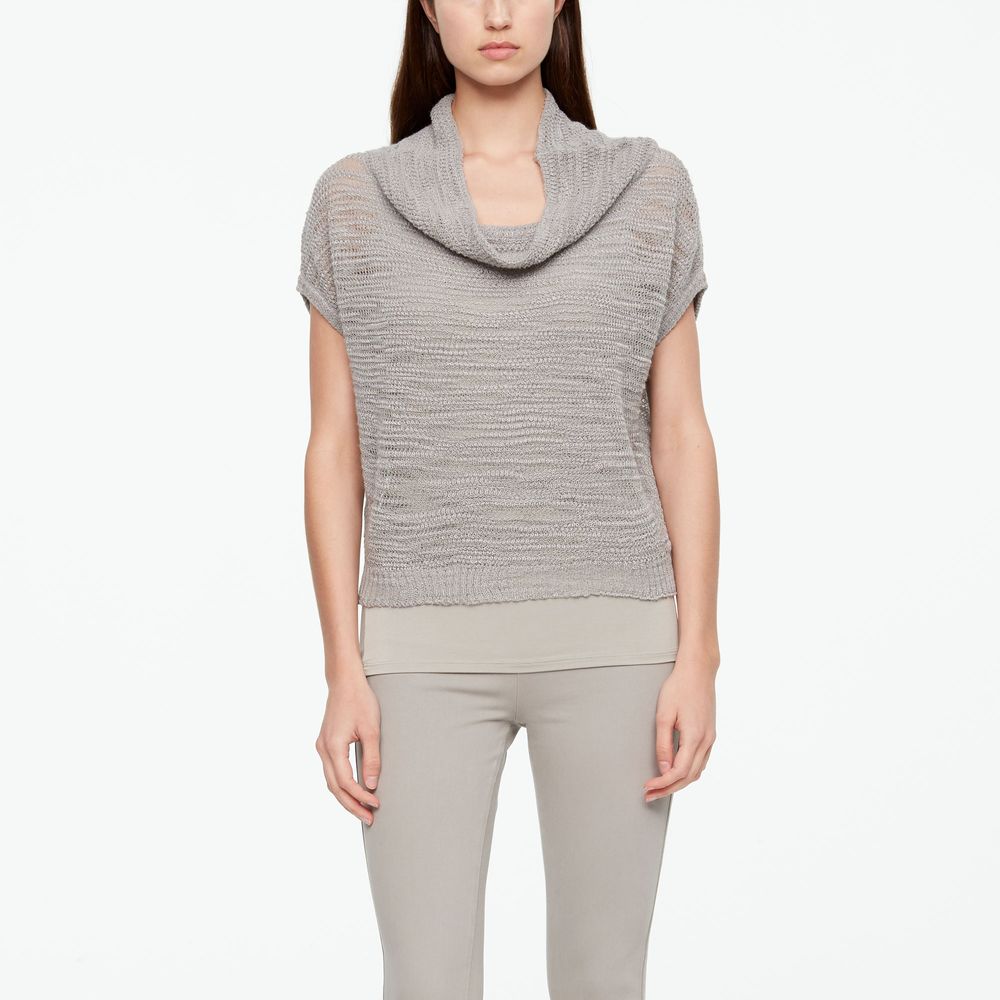 Sarah Pacini PULL MANCHES COURTES - MAILLE FANTAISIE
