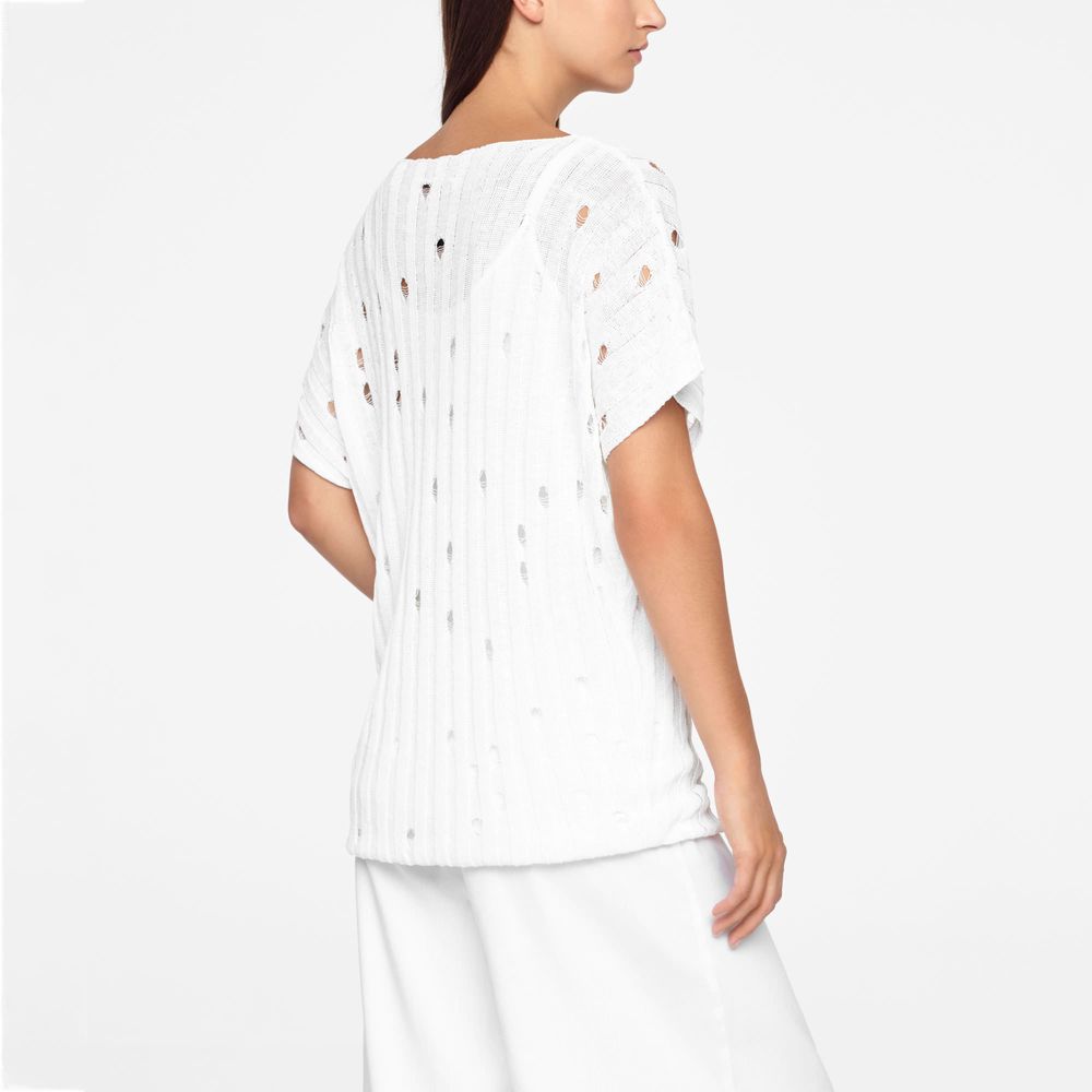 Sarah Pacini PULL EN LIN - COL V