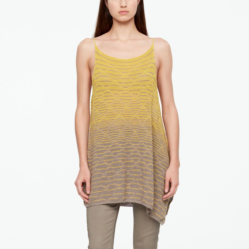 Sarah Pacini LEINEN-SWEATER - SEITLICHER SCHLITZ