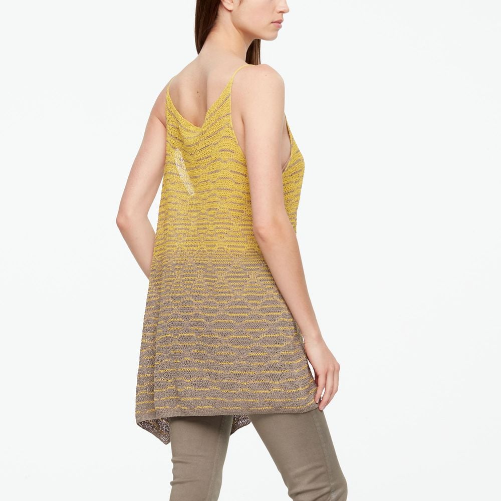 Sarah Pacini LEINEN-SWEATER - SEITLICHER SCHLITZ