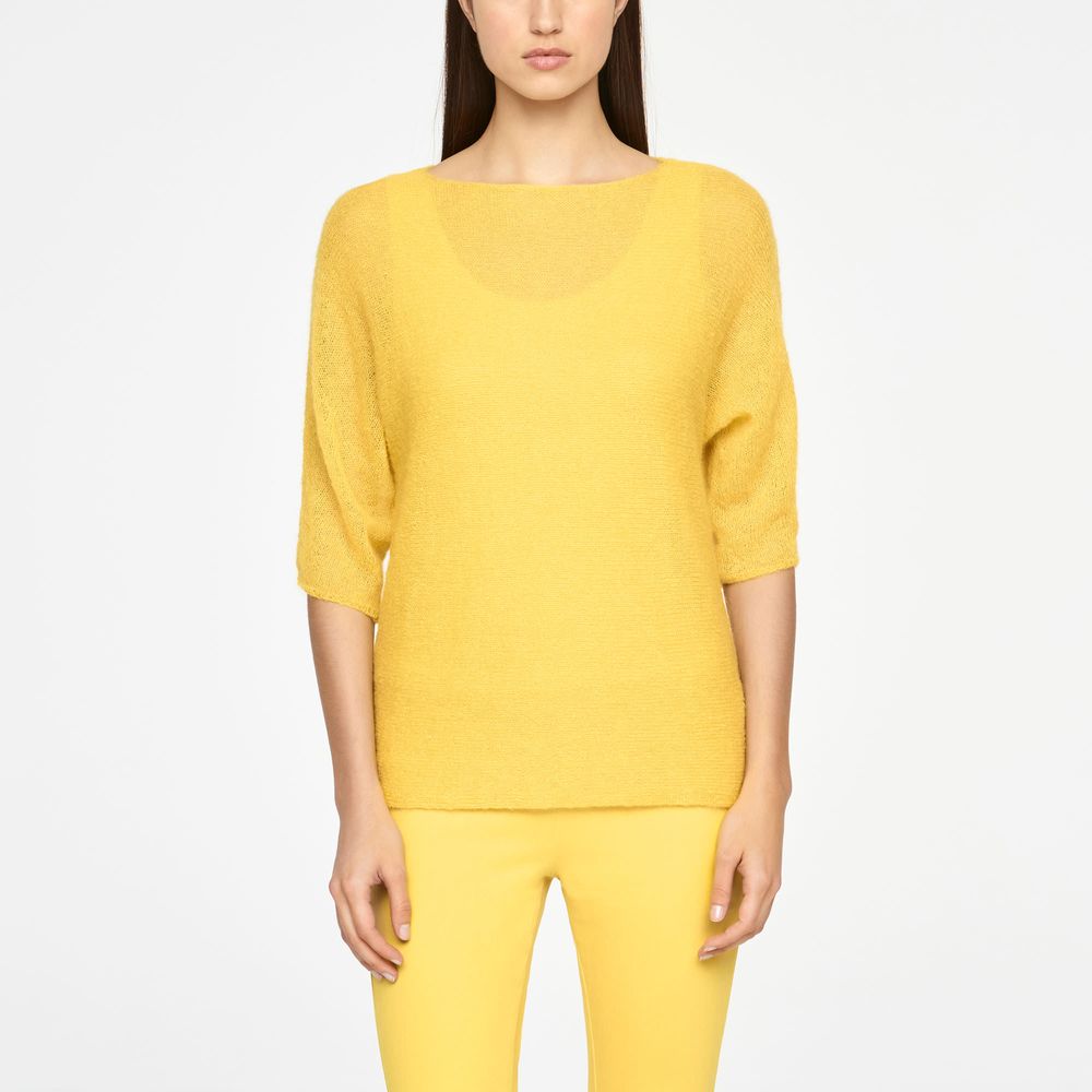 Sarah Pacini MOHAIR SWEATER - HALF SLEEVES
