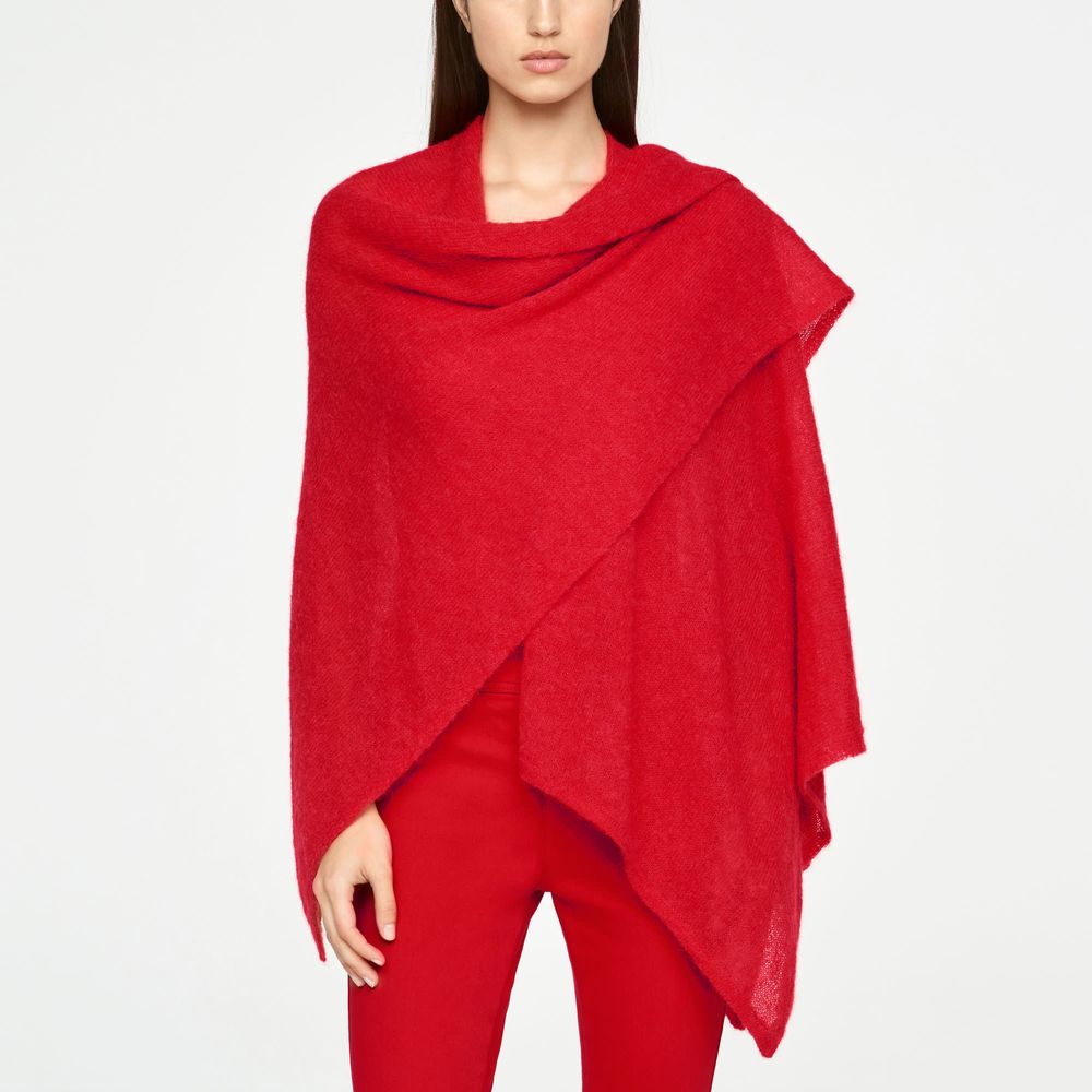 Sarah Pacini MOHAIR PONCHO