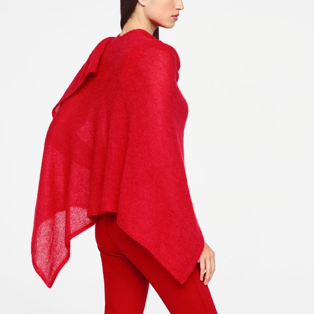 Sarah Pacini MOHAIR PONCHO