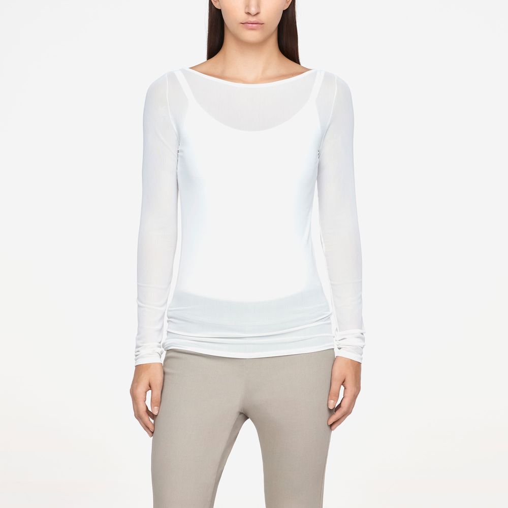 Sarah Pacini TRANSLUCENT TOP - KHALIYA