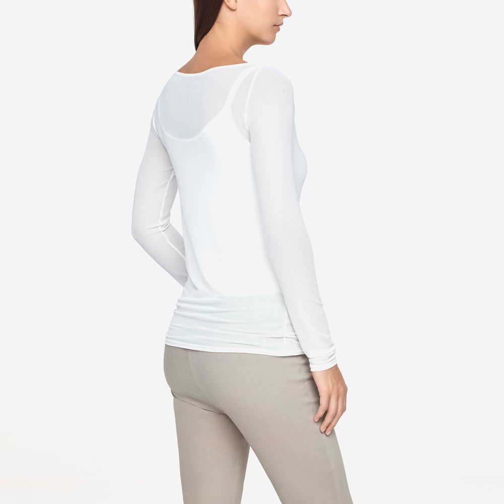 Sarah Pacini TRANSLUCENT TOP - KHALIYA
