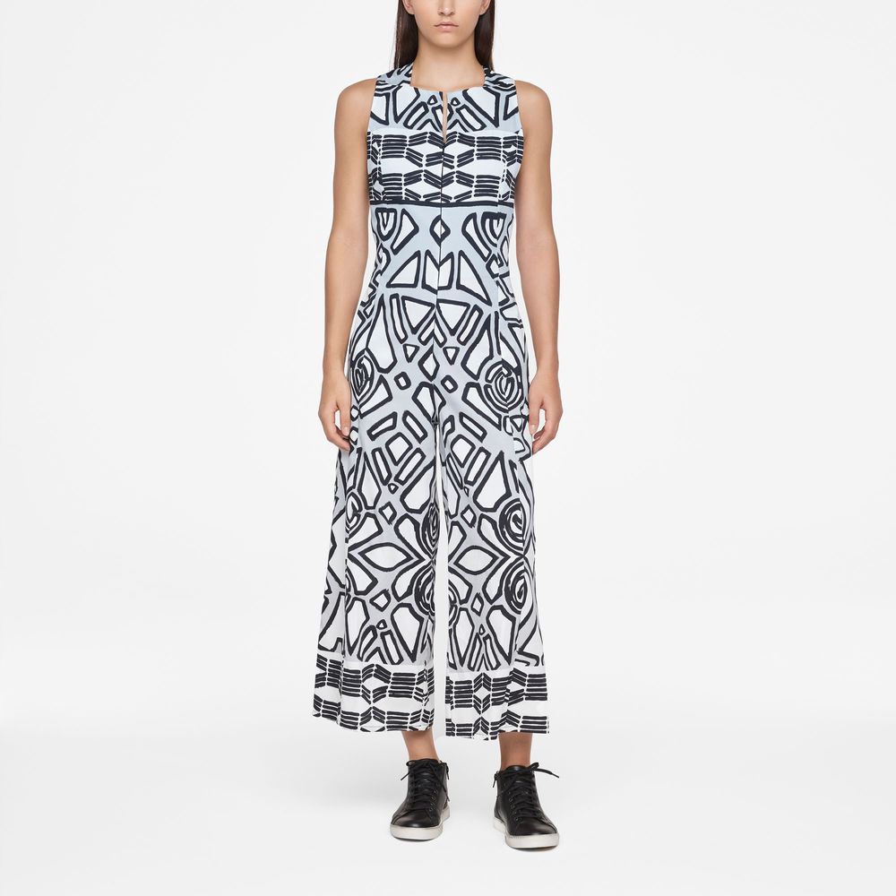 Sarah Pacini GRAFISCHER JUMPSUIT