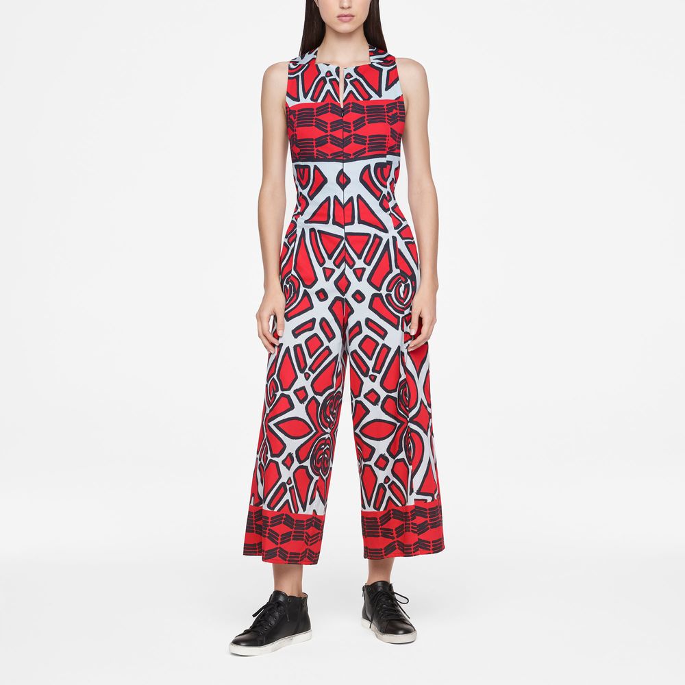 Sarah Pacini GRAFISCHE JUMPSUIT