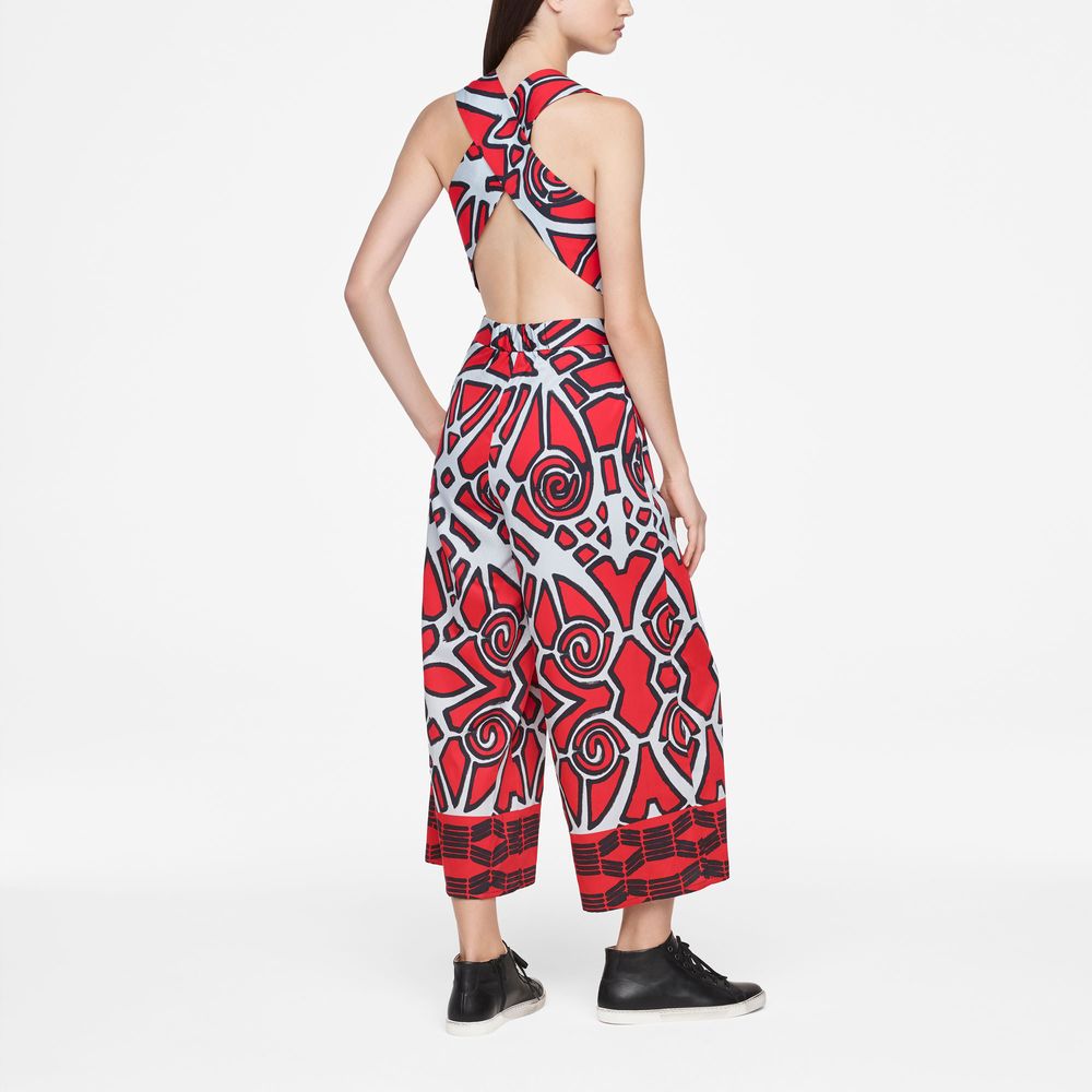 Sarah Pacini GRAFISCHE JUMPSUIT