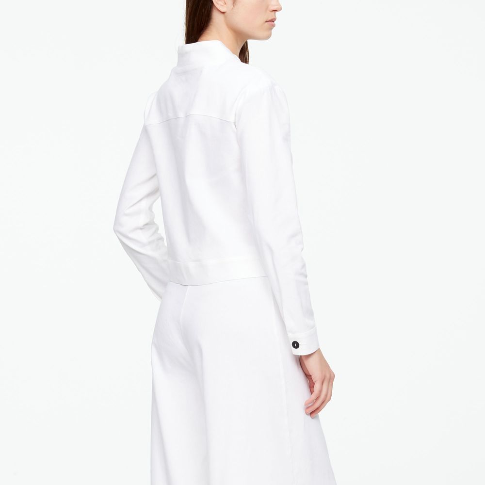Sarah Pacini LEINENJACKE - KURZ