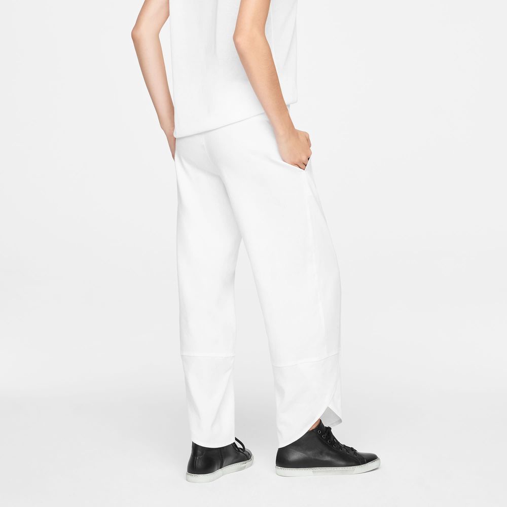 Sarah Pacini LINEN PANTS - SLANTED HEMS