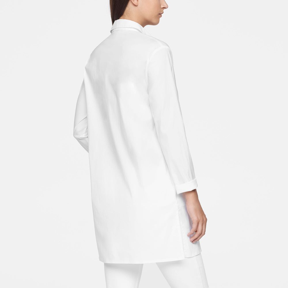 Sarah Pacini LANGE SHIRT - ZIJSPLITS