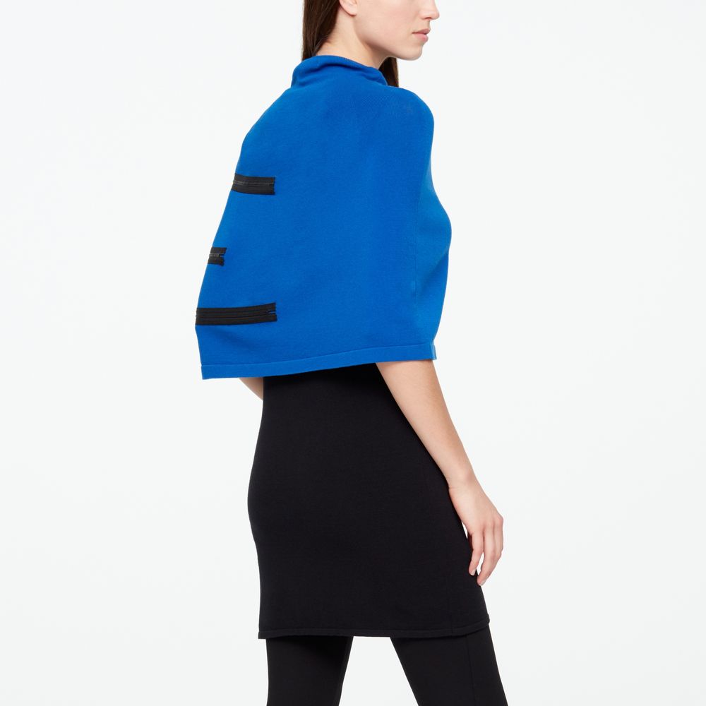 Sarah Pacini PONCHO - RITSDETAILS