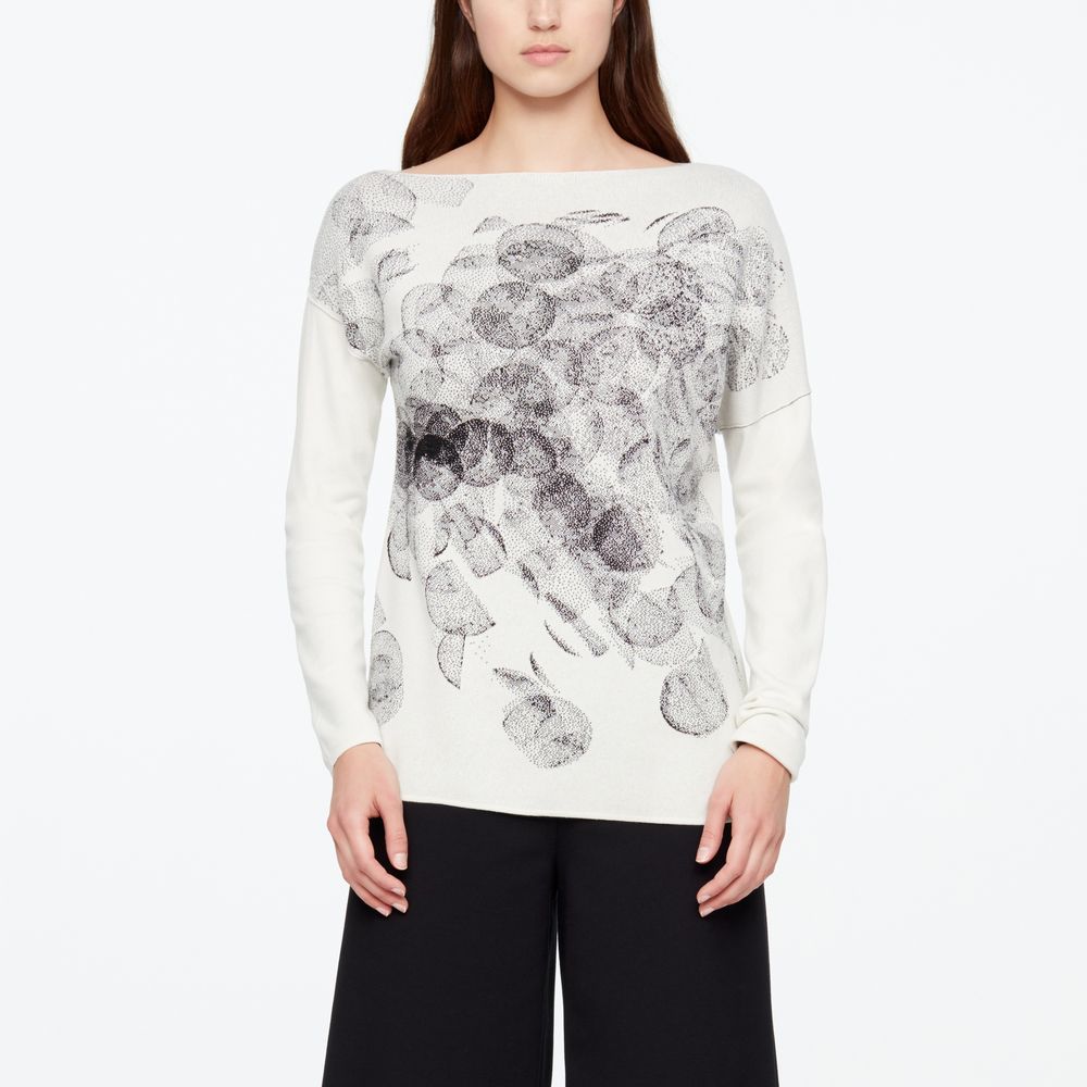 Sarah Pacini ASYMMETRISCHE TRUI - JACQUARD