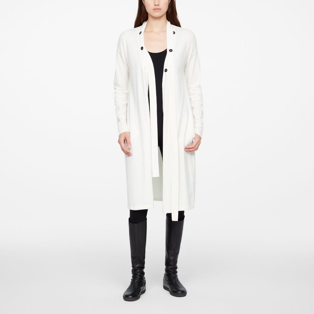 Sarah Pacini LONG CARDIGAN - CEINTURE DÉTACHABLE