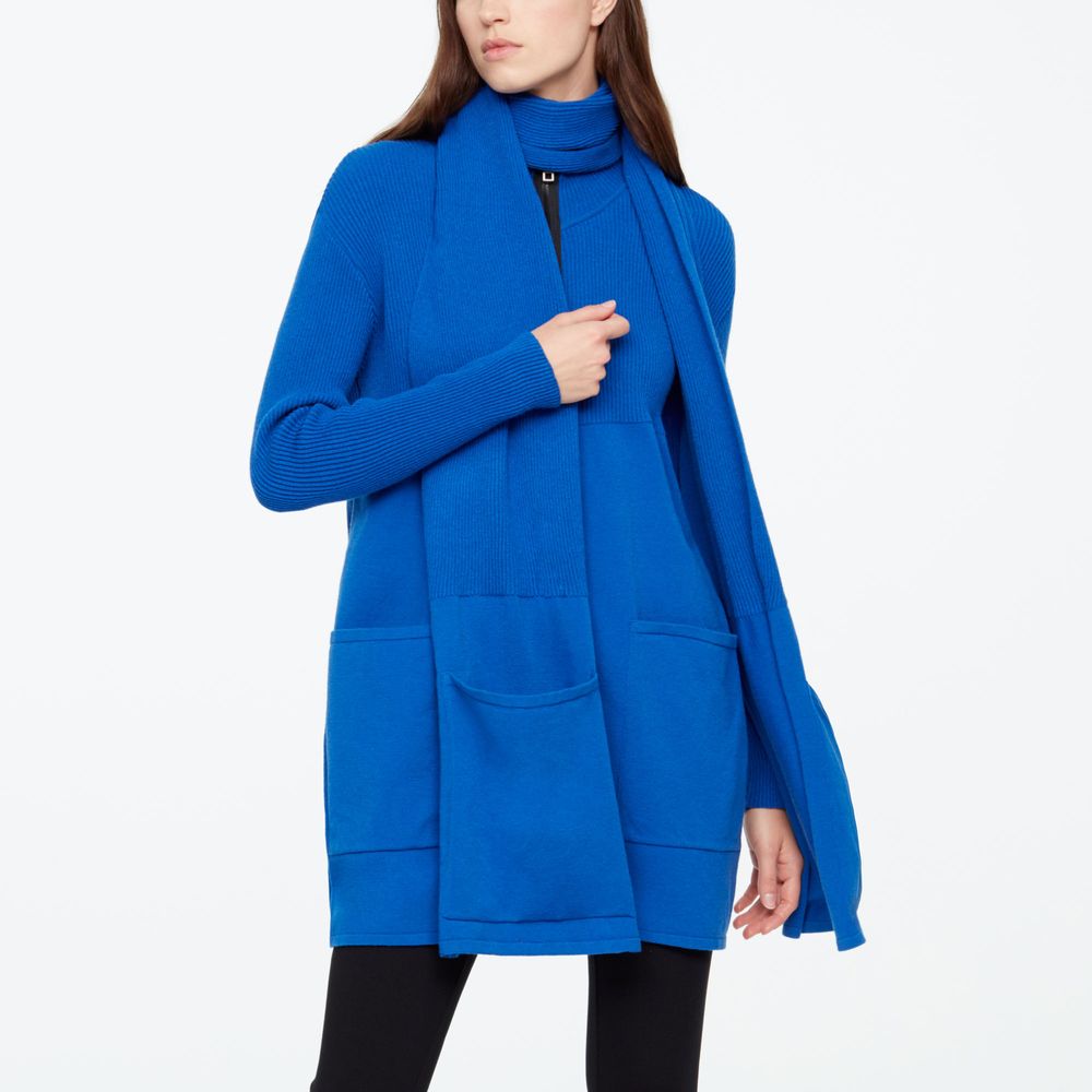 Sarah Pacini SCARF - PATCH POCKETS