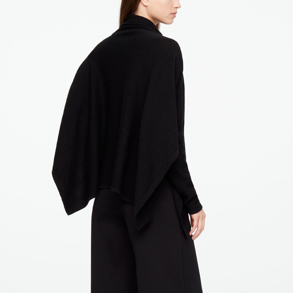 Sarah Pacini FINE WOOL PONCHO