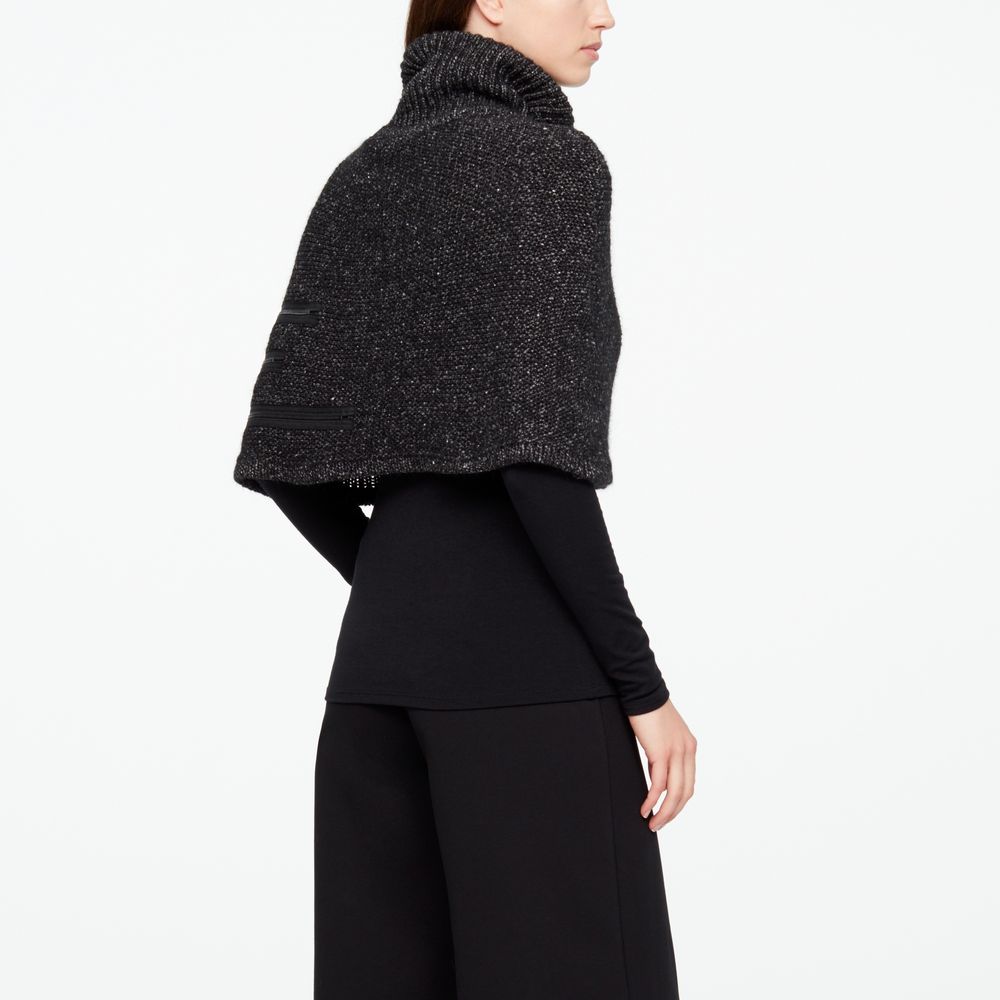 Sarah Pacini PONCHO - CHINÉ WOL