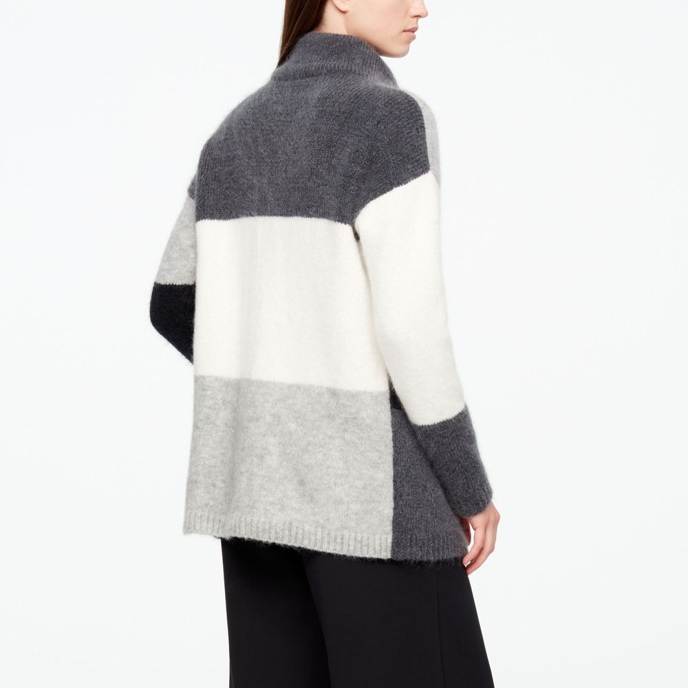 Sarah Pacini LANGE CARDIGAN - COLORBLOCK