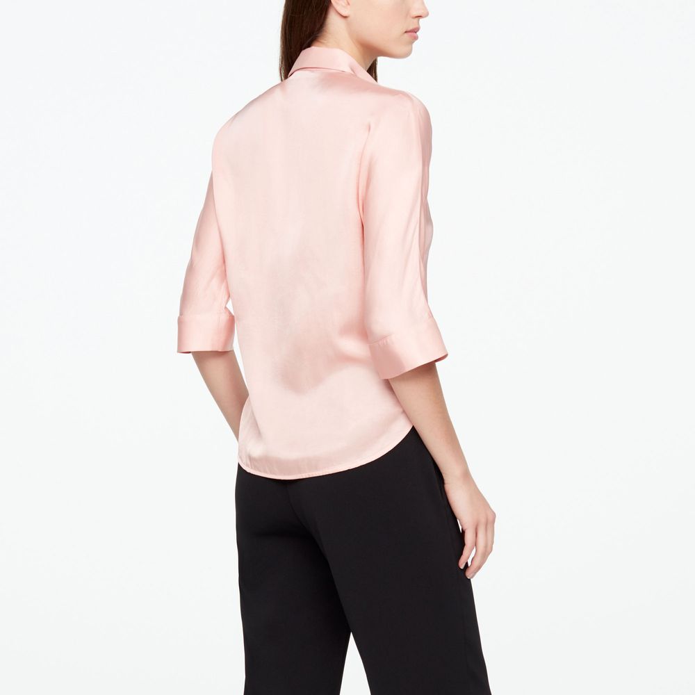 Sarah Pacini SHIRT - SATIN EFFEKT