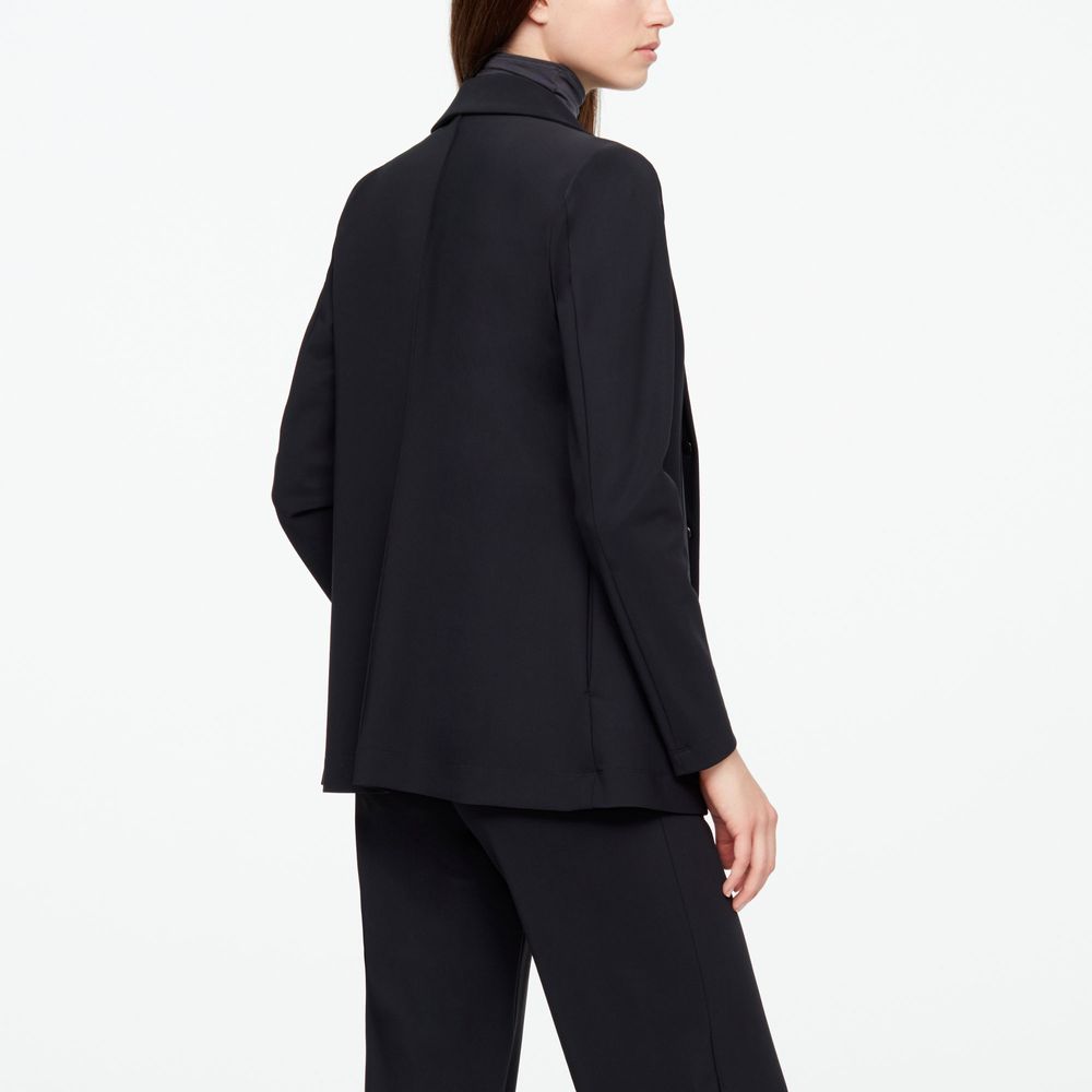Sarah Pacini LONG JACKET - TECHNO FABRIC