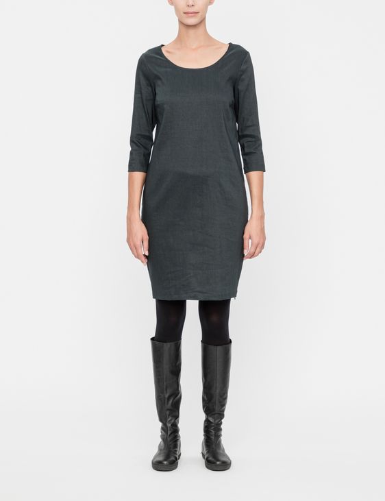knee length dresses for ladies Linen Dress & Pants Set main image 0