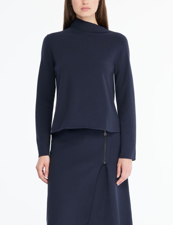 Haut Maille Asymétrique Sarah Pacini - Style Joli Et Unique - Taille Unique