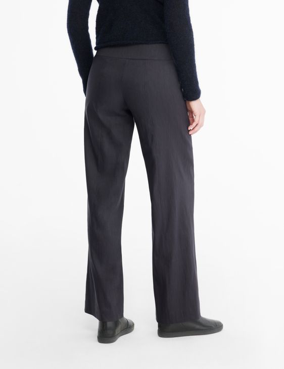 Blue linen chloé pants - stretch linen by Sarah Pacini