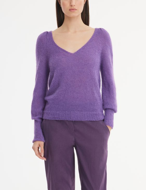 Gilet à Capuche Sarah Pacini – 45% Royal Baby Alpaca – Taille Unique – Occasion Très Bon état