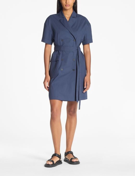 Blue knee-length dress  urban safari by Sarah Pacini