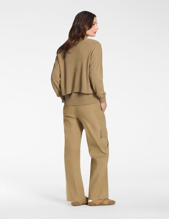 Craft zipped cardigan – high collar by Sarah Pacini