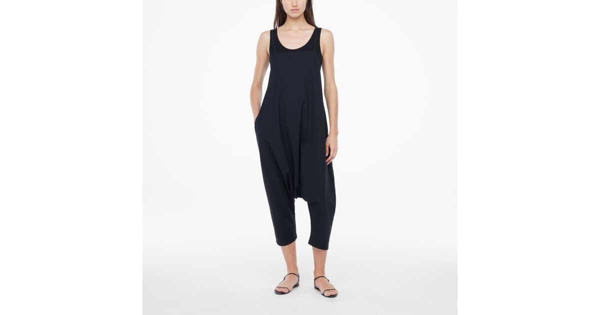 Pale linen linen overalls by Sarah Pacini